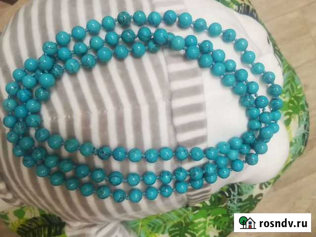 Бусы из натуральной бирюзы Волгоград - изображение 1