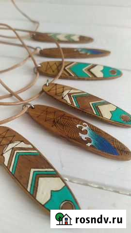 Кулон сап серф на кожаном шнурке Санкт-Петербург - изображение 1