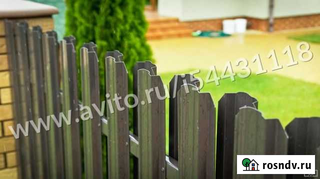 Штакетник металлический GL 0,5 RAL 7723 Шахты - изображение 1