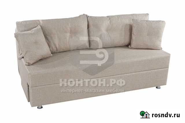 Диван тик-так Мидл рогожка бежевый Кострома - изображение 1