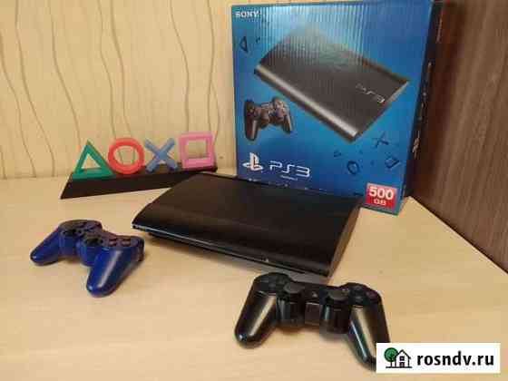 PS3 Super Slim 500Gb+куча игр Томск