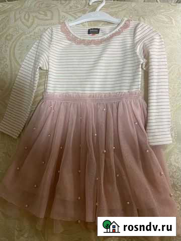 Платье трикотажное на девочку рост 100-104 Нижний Новгород - изображение 1