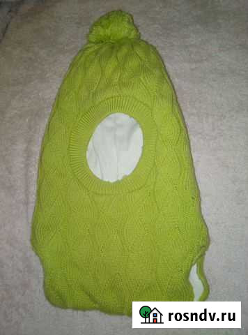 Шапка шлем цвет универсал на 2-3 года Кулебаки - изображение 1