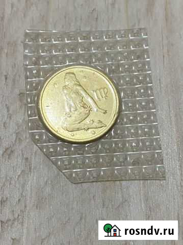 Золотая монета дева 2007 год Тюбе - изображение 1