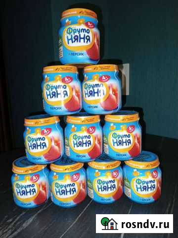 Пюре фрутоняня персик Воронеж - изображение 1