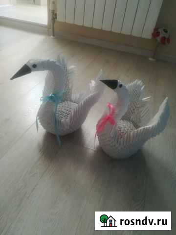 Лебеди оригами Краснодар - изображение 1