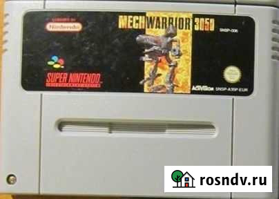 Картридж super nintendo MechWarrior 3050 Апрелевка - изображение 1