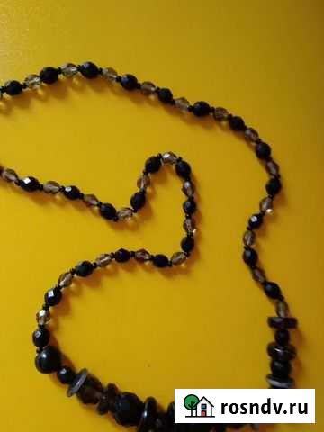 Бусы чсср нат. Стекло 35см Вологда - изображение 1