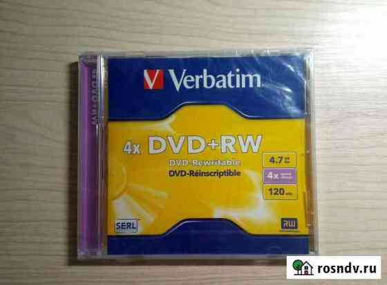 Диск Verbatim DVD+RW Verbatim 4.7Gb 4x Jewel case Воронеж