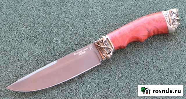 Авторский нож Победитель. Кованая Х12мф Ворсма - изображение 1
