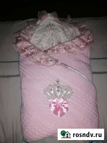 Конверт на выписку для девочки осень Шадринск - изображение 1