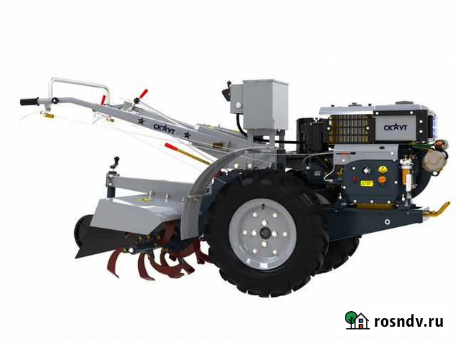 Мотоблок скаут 81 DE + почвофреза Казань - изображение 1
