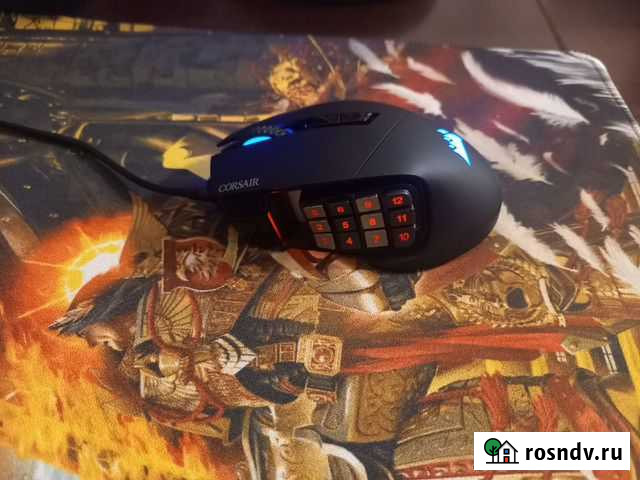 Игровая мышь Corsair scimitar rgb elite Иркутск - изображение 1