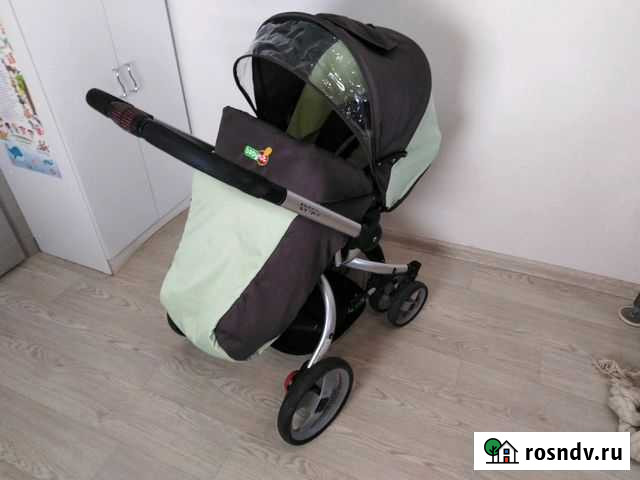 Детская коляска люлька + прогулочный блок Волжский - изображение 1