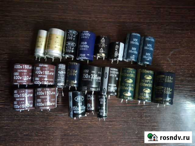 Конденсаторы 63V 50V 200V 350V 385V 400V 450V 500V Красноярск - изображение 1