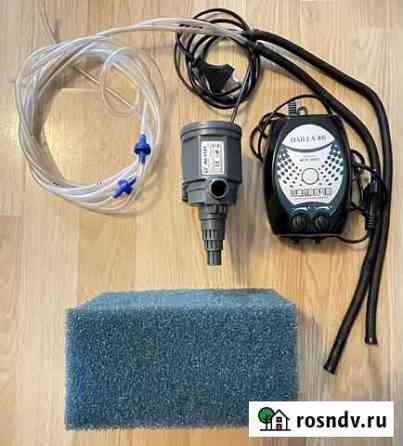Помпа HJ-1121 1400л+Компрессор Hailea ACO-6603, с Миасс