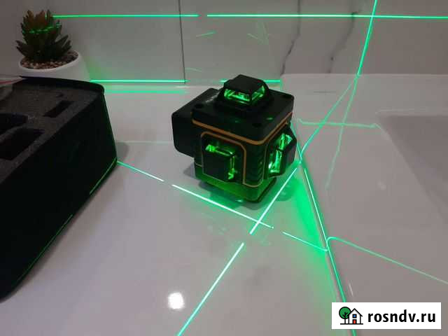Лазерный уровень 4d 16 линий 360 зеленый луч Заречный - изображение 1