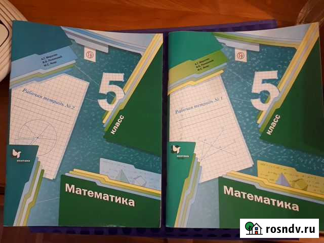 Рабочая тетрадь по математике 5 кл Мерзляк 2 части Волжский - изображение 1