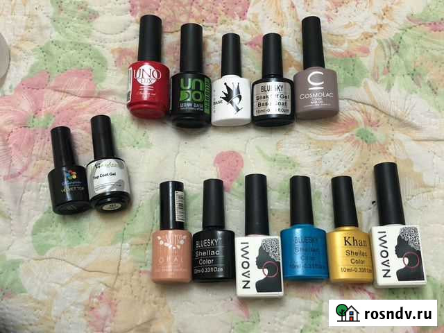 Гель лаки,базы для гель лака,топ для гель лака Набережные Челны - изображение 1
