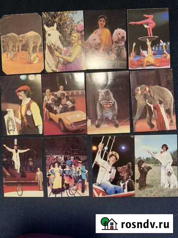 Календарики серии Цирк Уфа - изображение 1