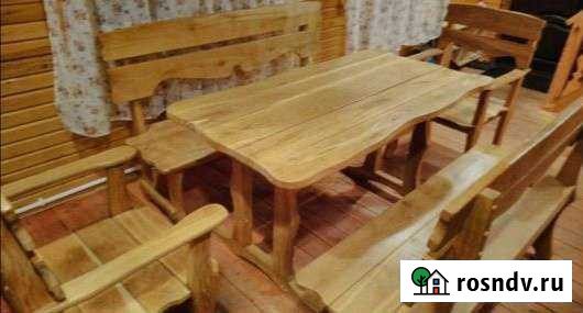 Стол, скамейки и стулья из дерева Самара - изображение 1
