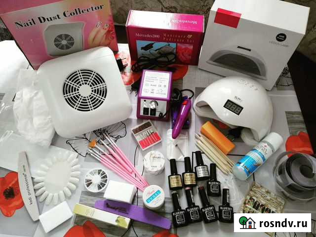 Новый огромный набор для шеллака и наращивания ног Майкоп - изображение 1
