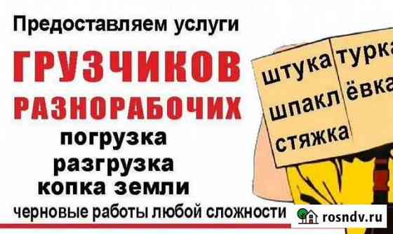 Грузчики разнорабочие переезды демонтаж Ливны