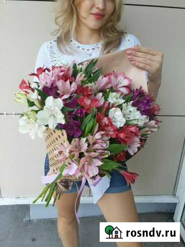 Цветы Букет из альстрамерии микс Казань - изображение 1