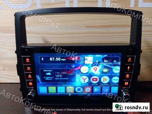 Магнитола 2DIN Mitsubishi Pajero IV Android GPS Тольятти - изображение 1