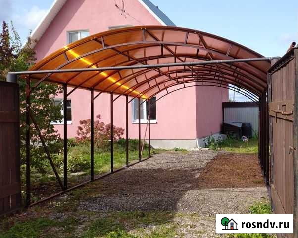 Навес Усиленный Комфорт-Плюс 3,65 х 6,0 Можайск - изображение 1
