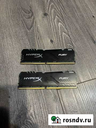 DDR4 32 Gb HyperX Fury RGB 2666 Mhz Краснодар - изображение 1