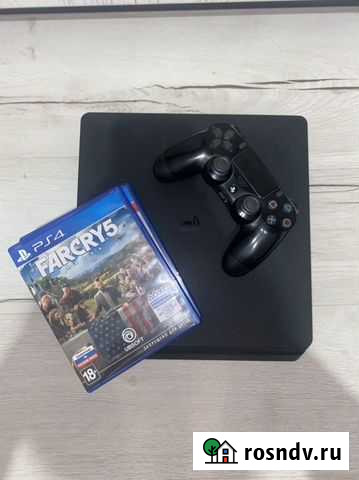 Sony playstation 4 slim 500gb + 2 игры Владимир - изображение 1