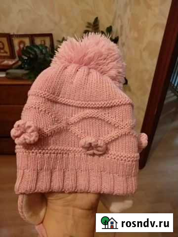 Шапочка для девочки демисезон Кубинка - изображение 1