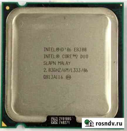 Процессор 775 Soket Core2Duo E8300 2.8/6M/1333 б/у Омск