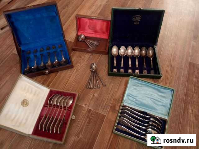 Ложки мельхиор мнц зиш СССР Евпатория - изображение 1