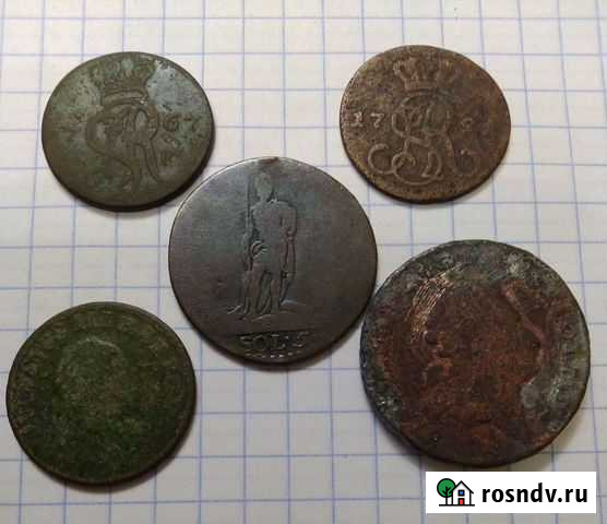 Медь Средневековья - 5 шт Боровск - изображение 1