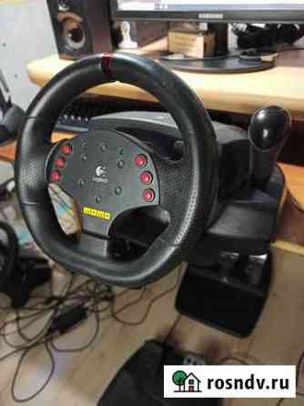 Игровой руль Руль 900 градусов Logitech Momo Racin Ярославль