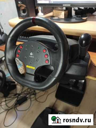 Игровой руль Руль 900 градусов Logitech Momo Racin Ярославль - изображение 1