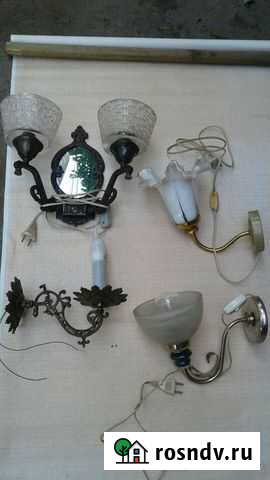 Светильники потолочные и бра винтаж СССР Пушкино - изображение 1