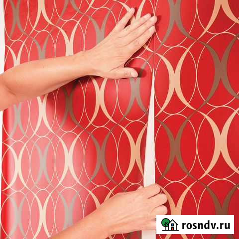 Поклейка обоев Хвалынск - изображение 1