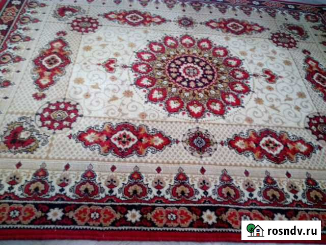 Ковёр натуральный шерстяной 200 на 150 см Казань - изображение 1