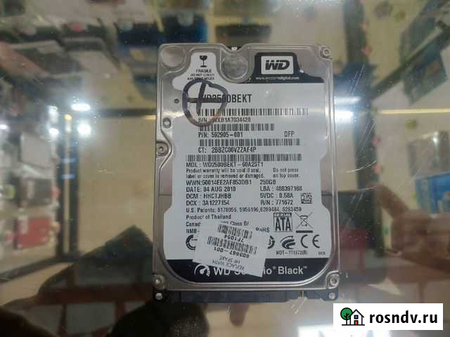 HDD 250 Гб, 2.5 Сыктывкар - изображение 1