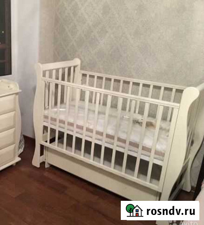 Кровать детская на маятнике с ящиком Владикавказ - изображение 1
