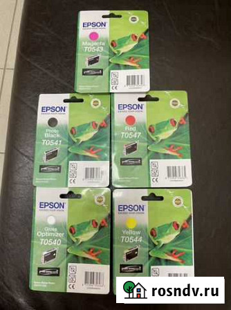 Картридж Epson T0540, T0541, T0543,T0544,T0547 Казань - изображение 1