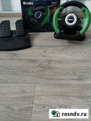 Игровой руль с педалями Мариинск - изображение 1