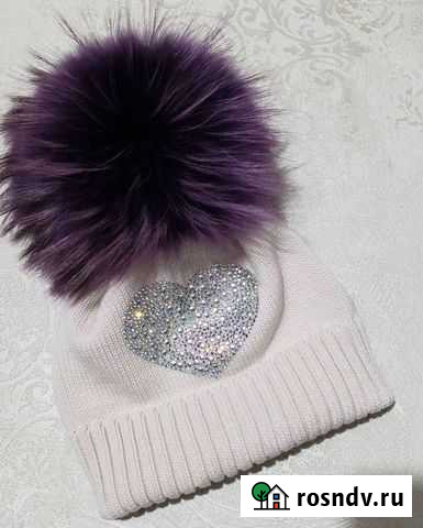 Шапка от Карины р-р 53-55 Рязань - изображение 1