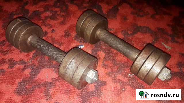 Гантели разборные бу Череповец - изображение 1