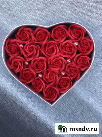 Подарок - мыльные цветы на 14 февраля 8 марта Великий Новгород - изображение 1