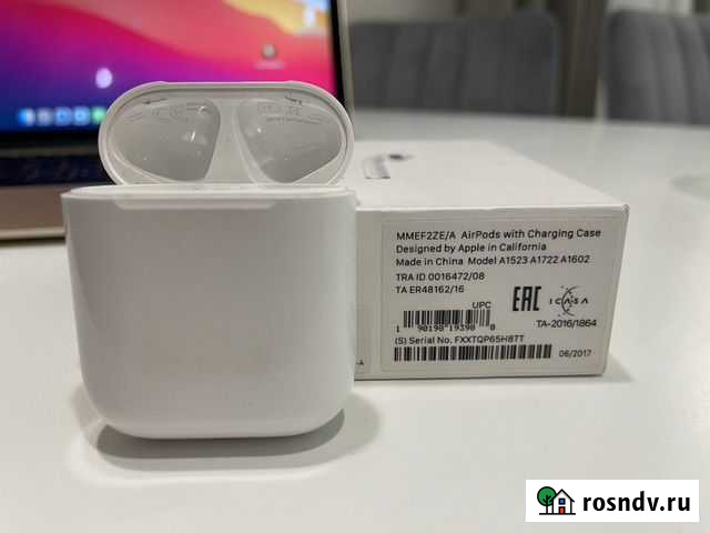 Кейс airpods оригинал (арт00082) Сыктывкар - изображение 1