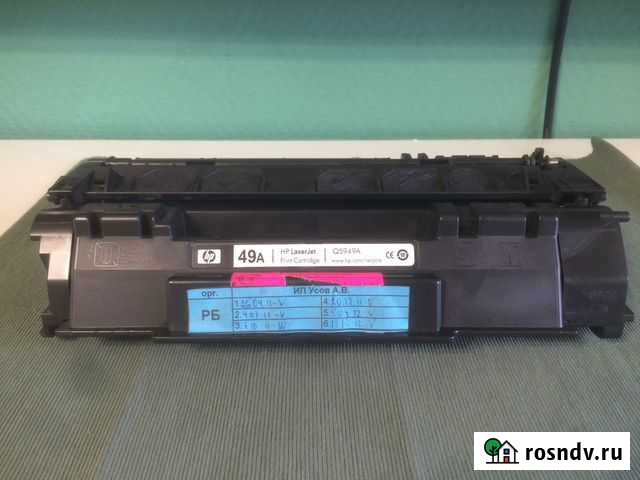 Картридж HP 49A Q5949A оригинал б/у Нижний Новгород - изображение 1